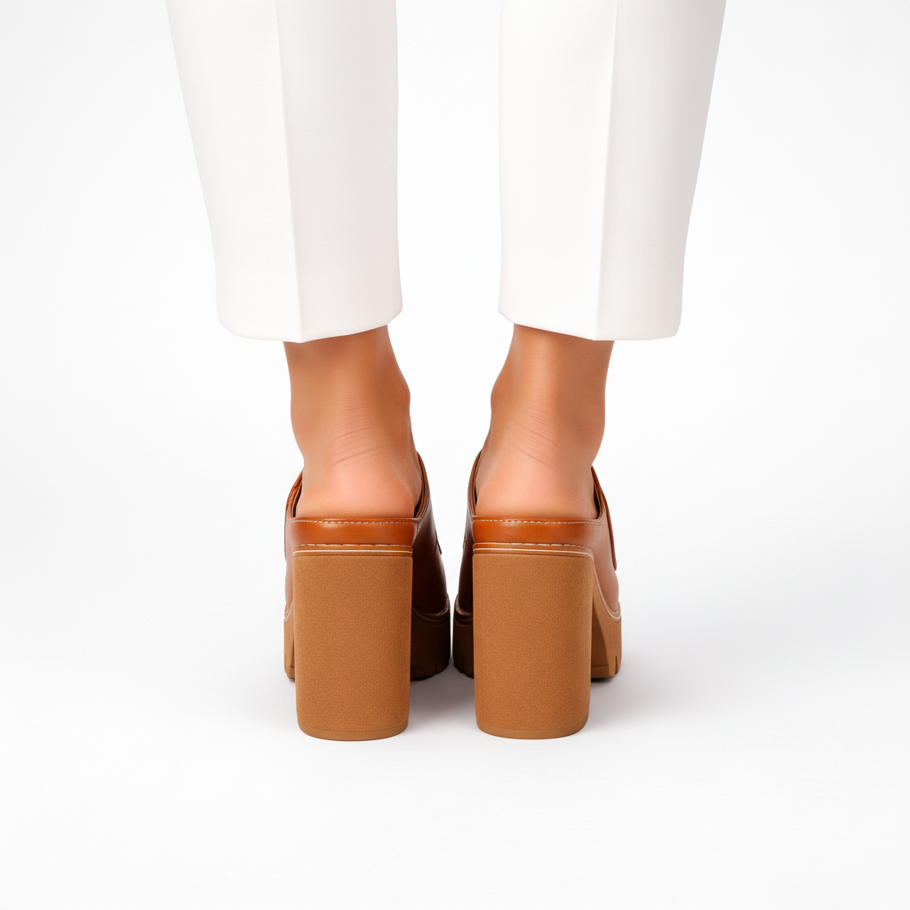 GENEVA | PLATFORM BLOCK HEEL MULE