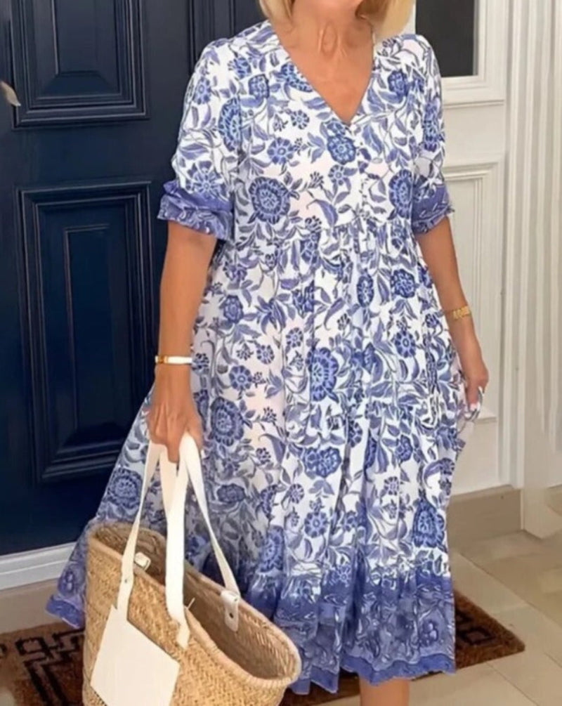 DIANE | ELEGANT AND AIRY FLORAL DRESS