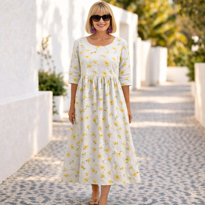 SUSAN | FLORAL MIDI DRESS