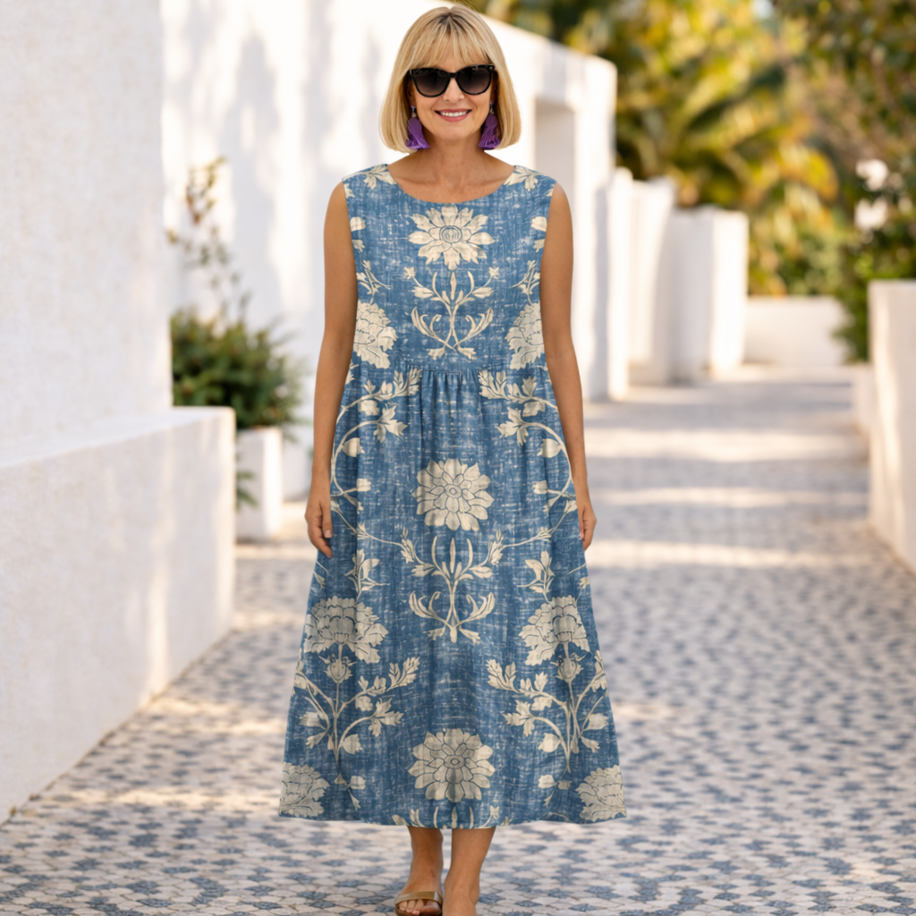 KATE | SLEEVELESS MIDI DRESS