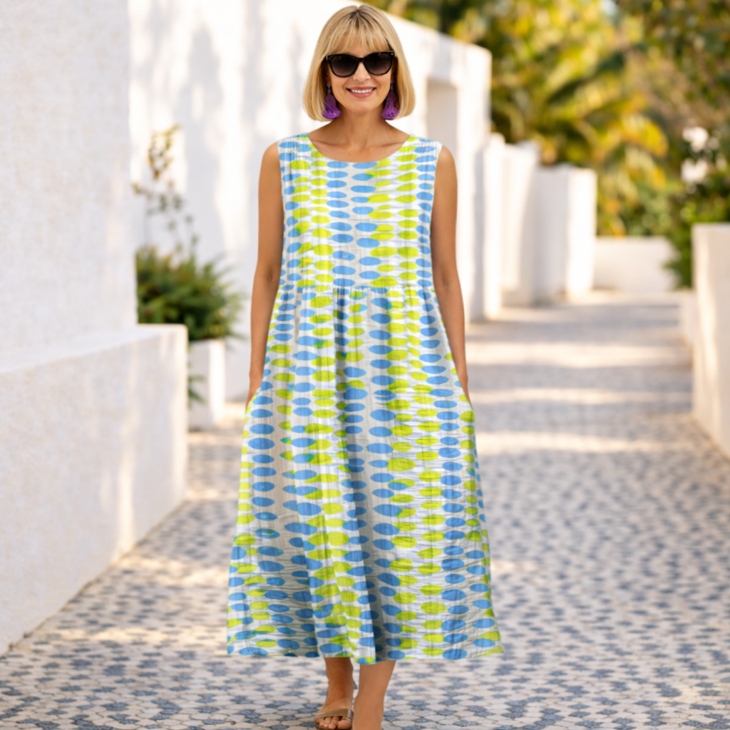 KATE | SLEEVELESS MIDI DRESS