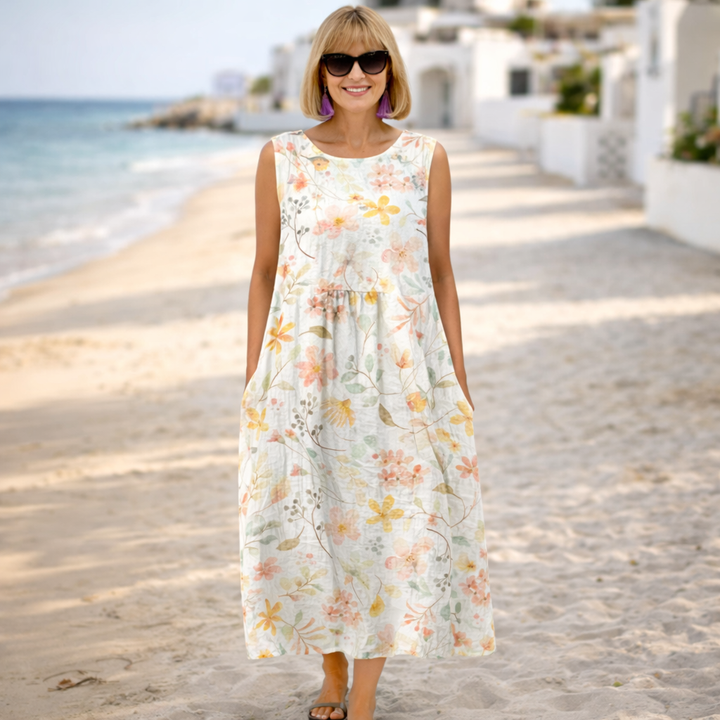KATE | SLEEVELESS MIDI DRESS