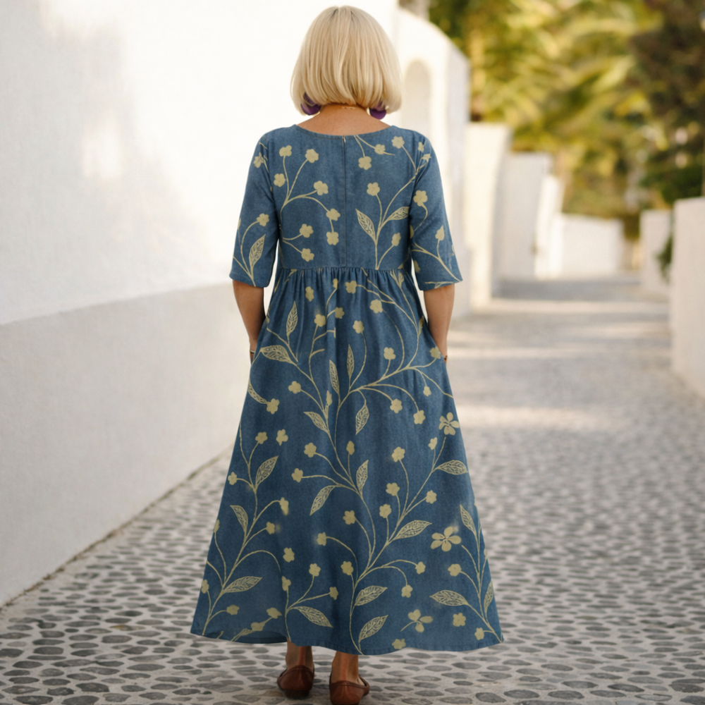 LILY | FLORAL MIDI DRESS