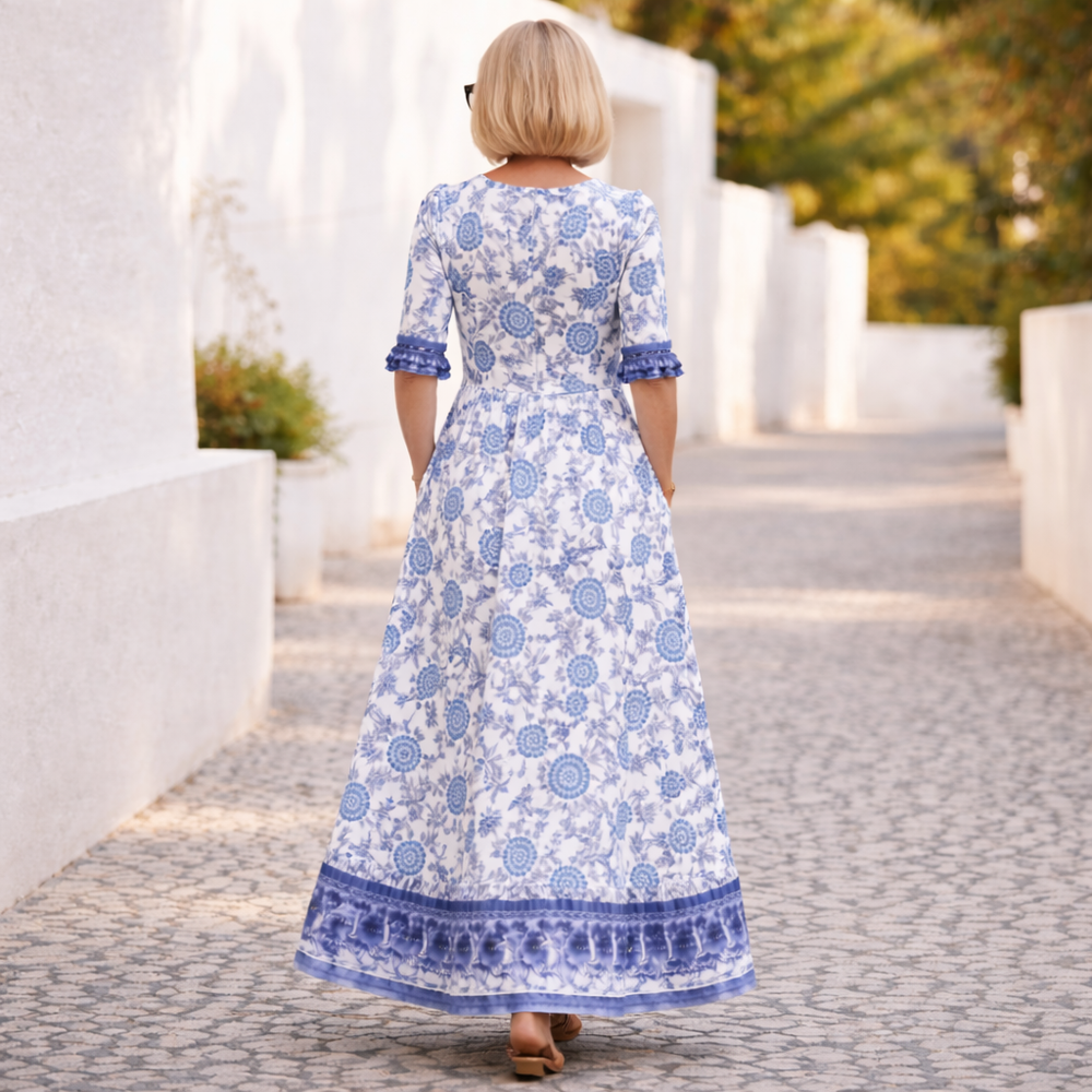 ELLY | FLORAL MAXI DRESS