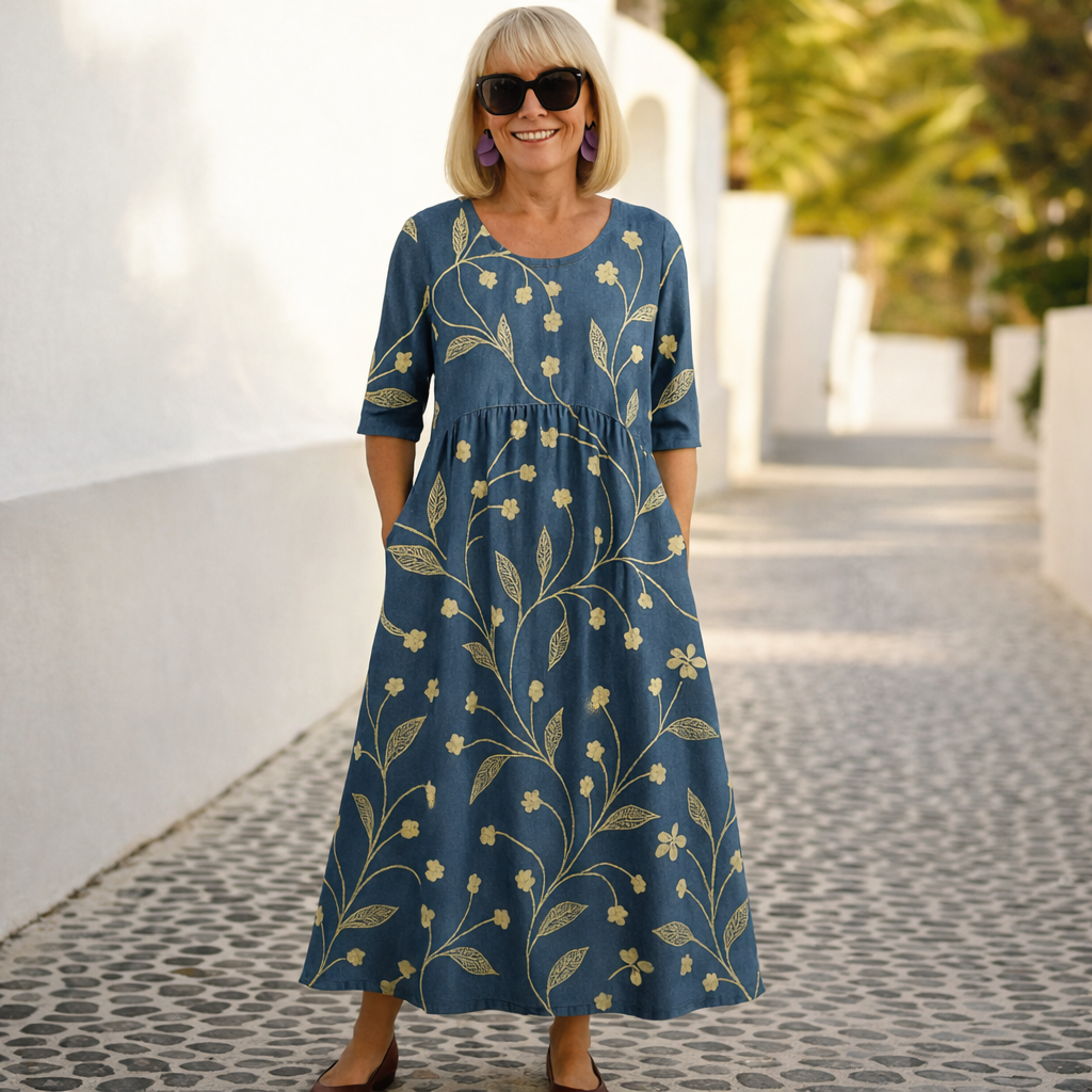 LILY | FLORAL MIDI DRESS