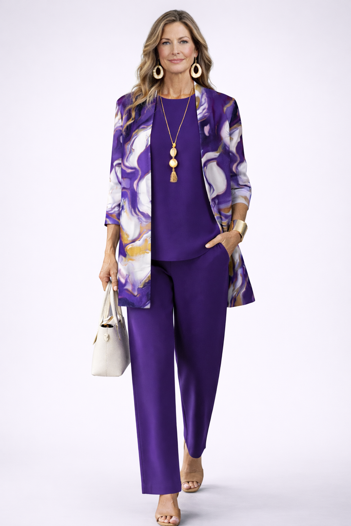 GAVINA | PURPLE 3-PIECE SET