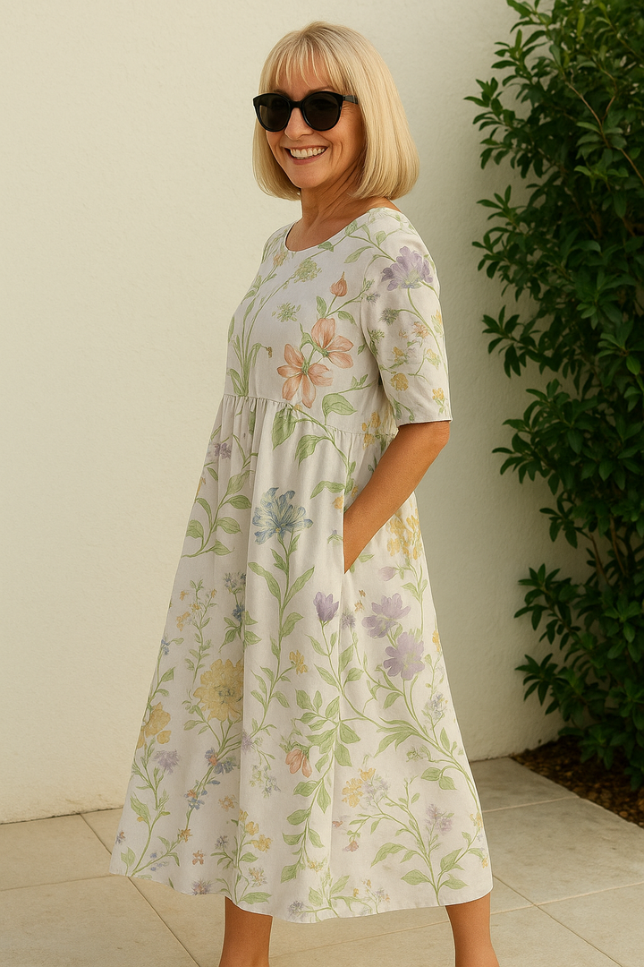 LILY | MIDI DRESS - EFFORTLESS COMFORT
