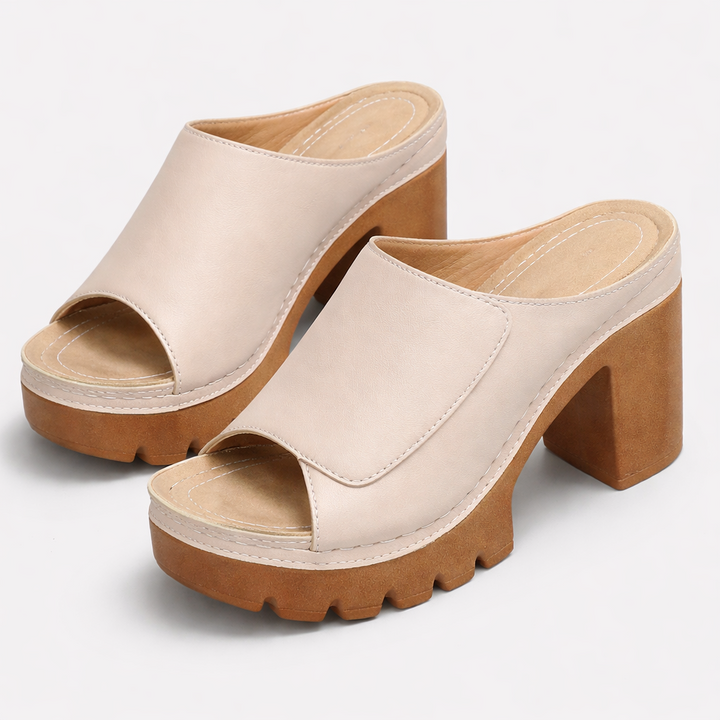 GENEVA | PLATFORM BLOCK HEEL MULE