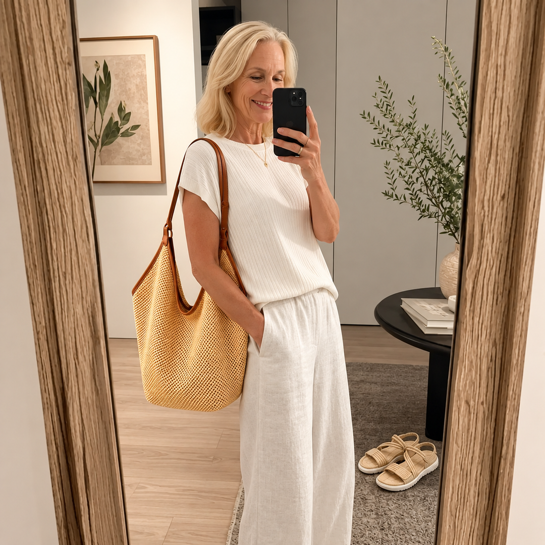 NORA | TAN BEACH TOTE