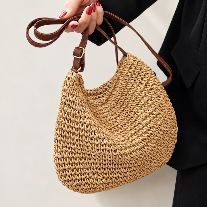 KATHY | WOVEN SHOULDER BAG