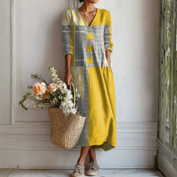 EMMA | YELLOW EVERYDAY COMFORT DRESS