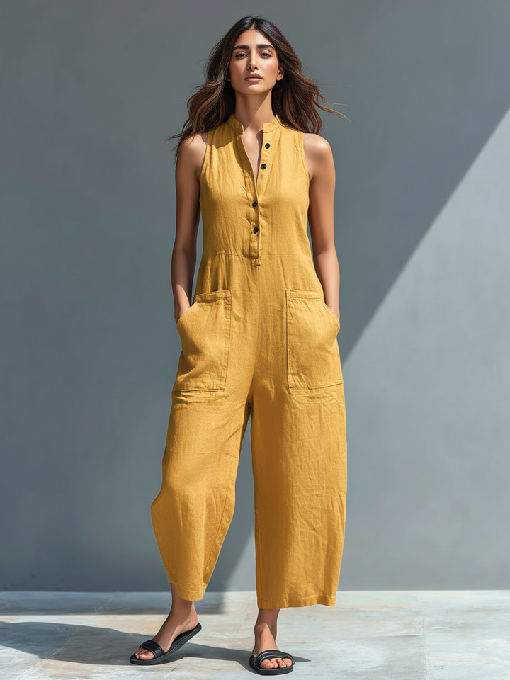 IRENE | ELEGANT SLEEVELESS JUMPSUIT