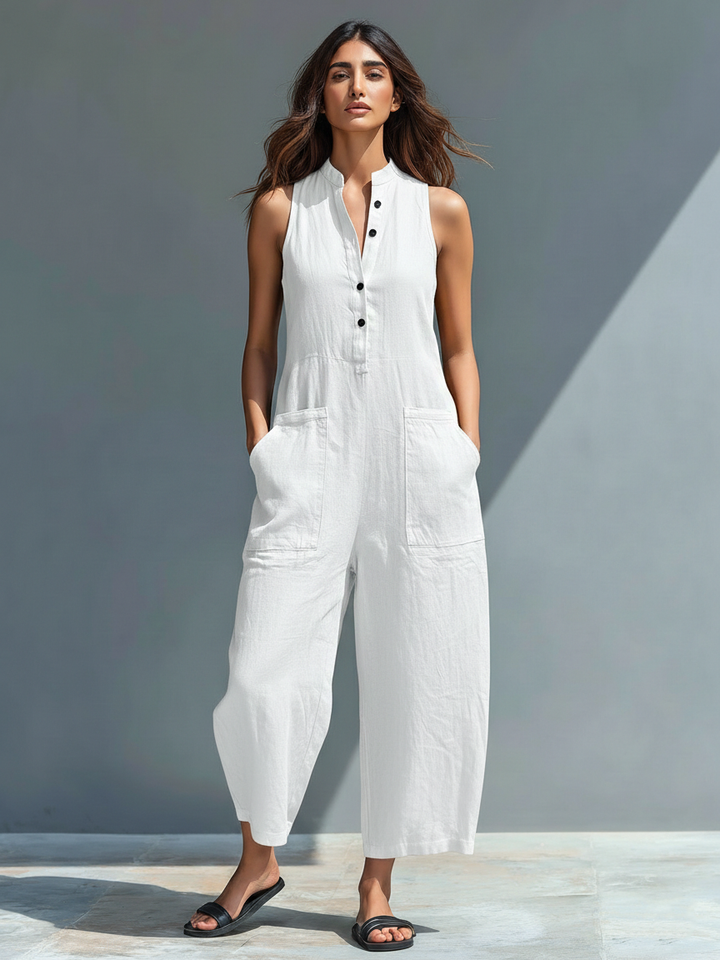 IRENE | ELEGANT SLEEVELESS JUMPSUIT