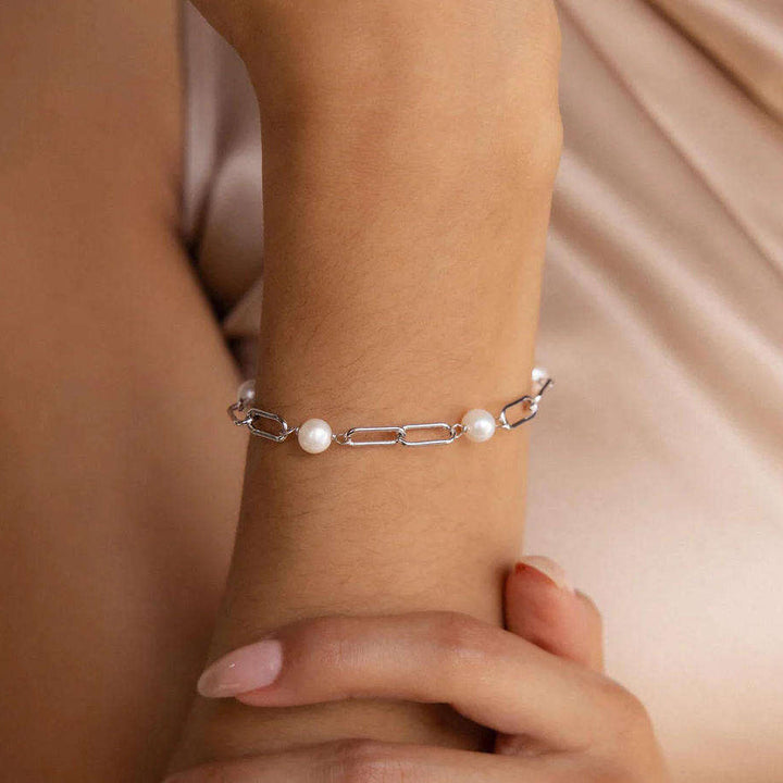 PIPPA | TIMELESS PEARL CHAIN BRACELET