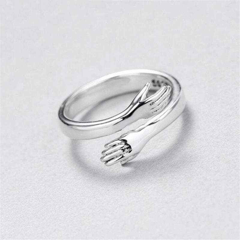 SOPHIA | SILVER ADJUSTABLE HUG RING