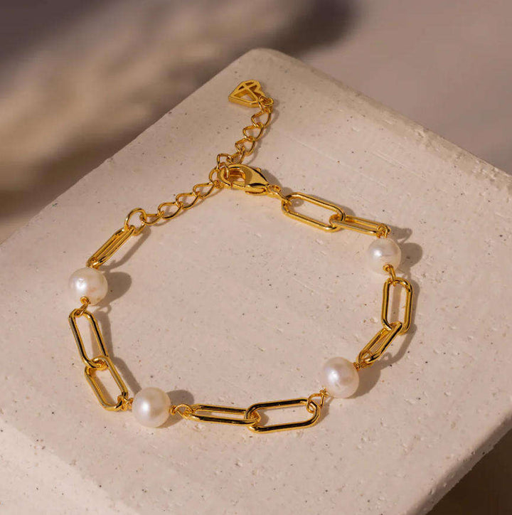 PIPPA | TIMELESS PEARL CHAIN BRACELET