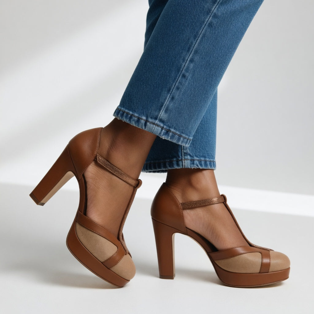 DORINDA | ELEGANT RETRO HEELS WITH ERGONOMIC SUPPORT