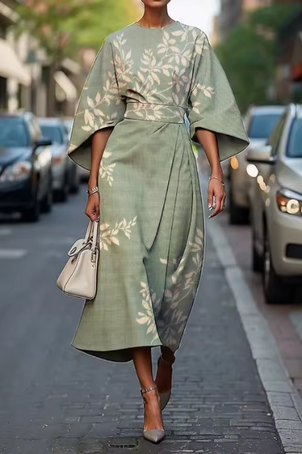 LORETTA | ELEGANT FLORAL DRESS