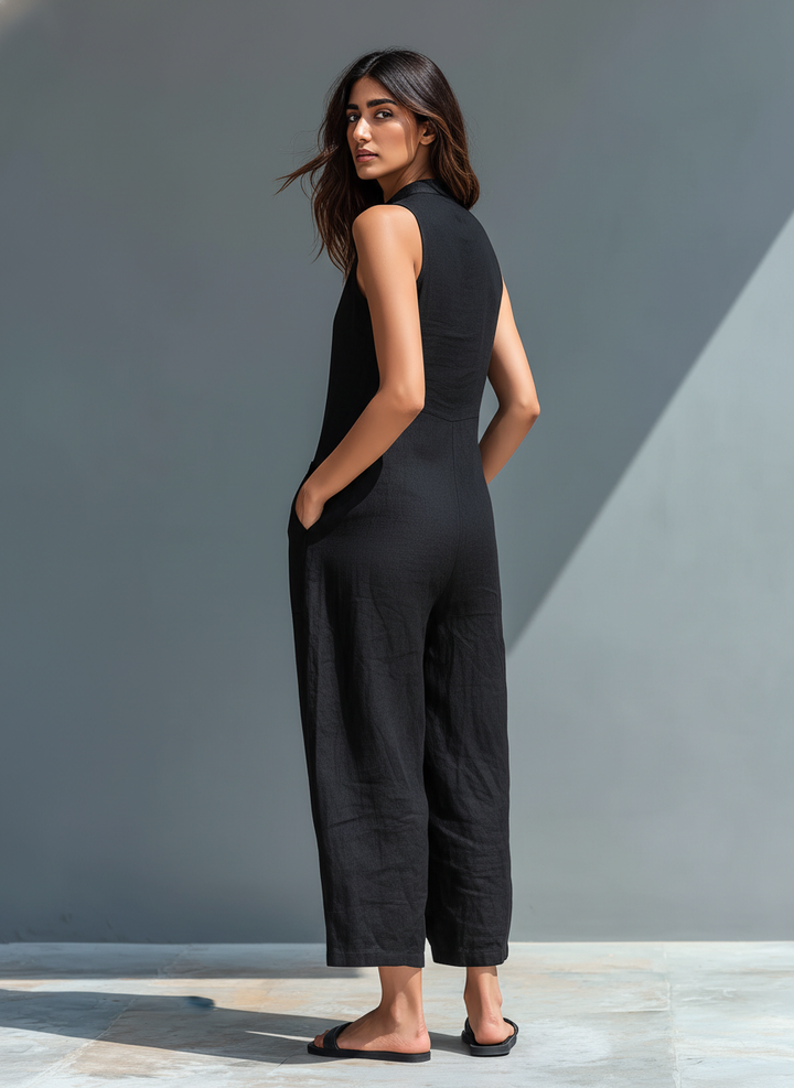 IRENE | ELEGANT SLEEVELESS JUMPSUIT
