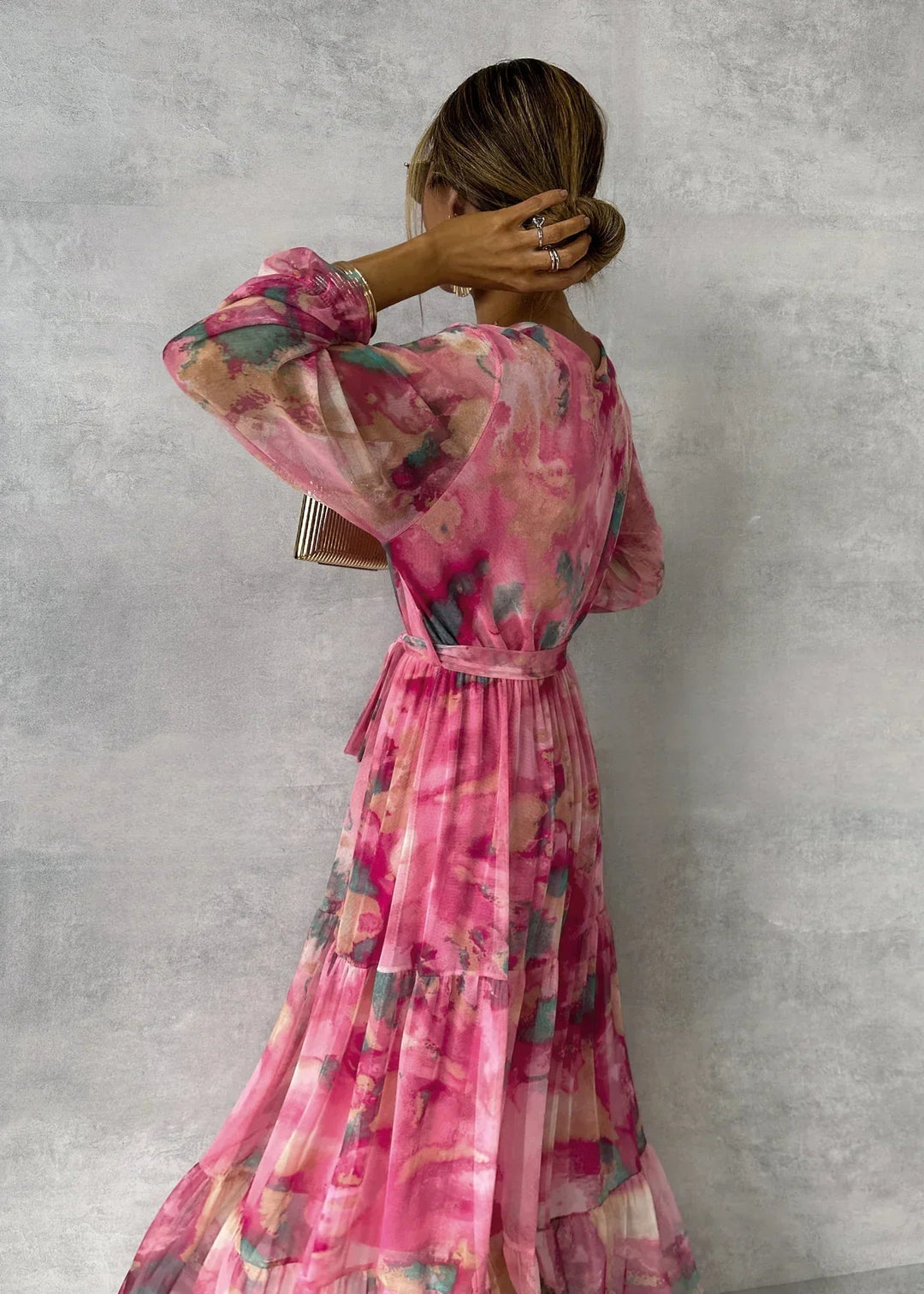 HAZEL | FLORAL WRAP DRESS