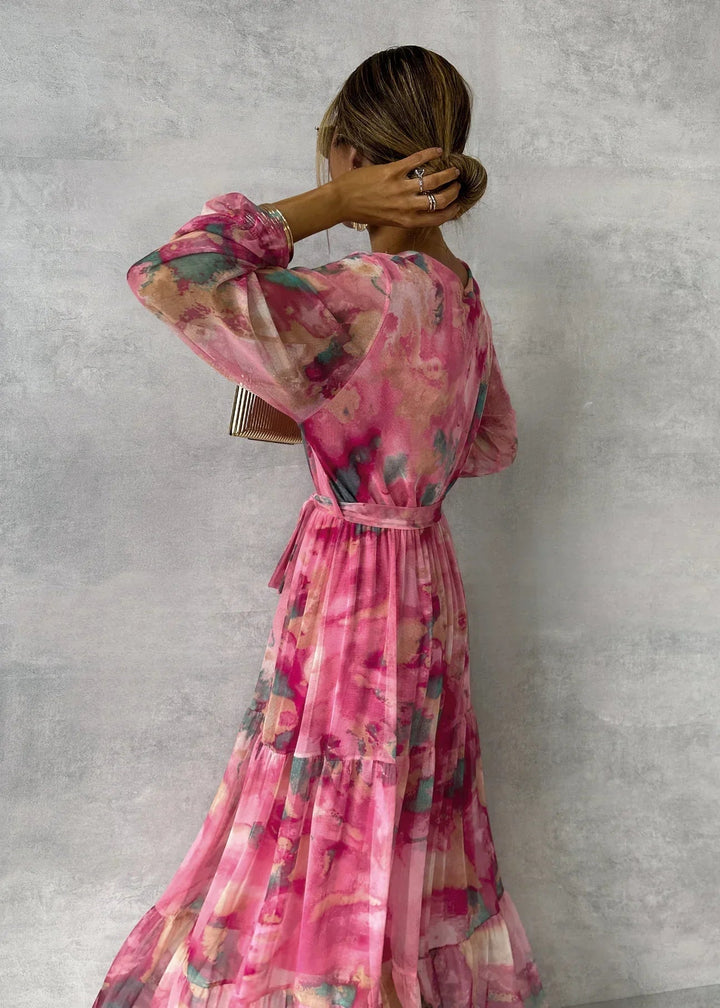 HAZEL | FLORAL WRAP DRESS