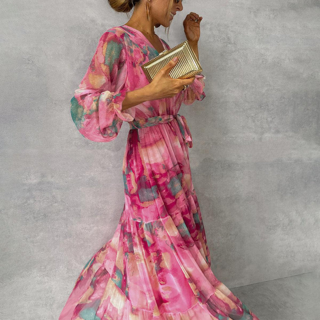 HAZEL | FLORAL WRAP DRESS