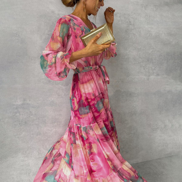 HAZEL | FLORAL WRAP DRESS