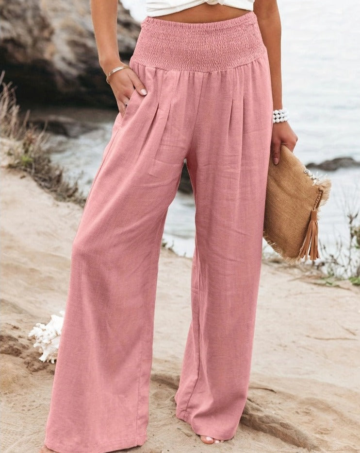 EMMA │HIGH WAIST COTTON PANTS
