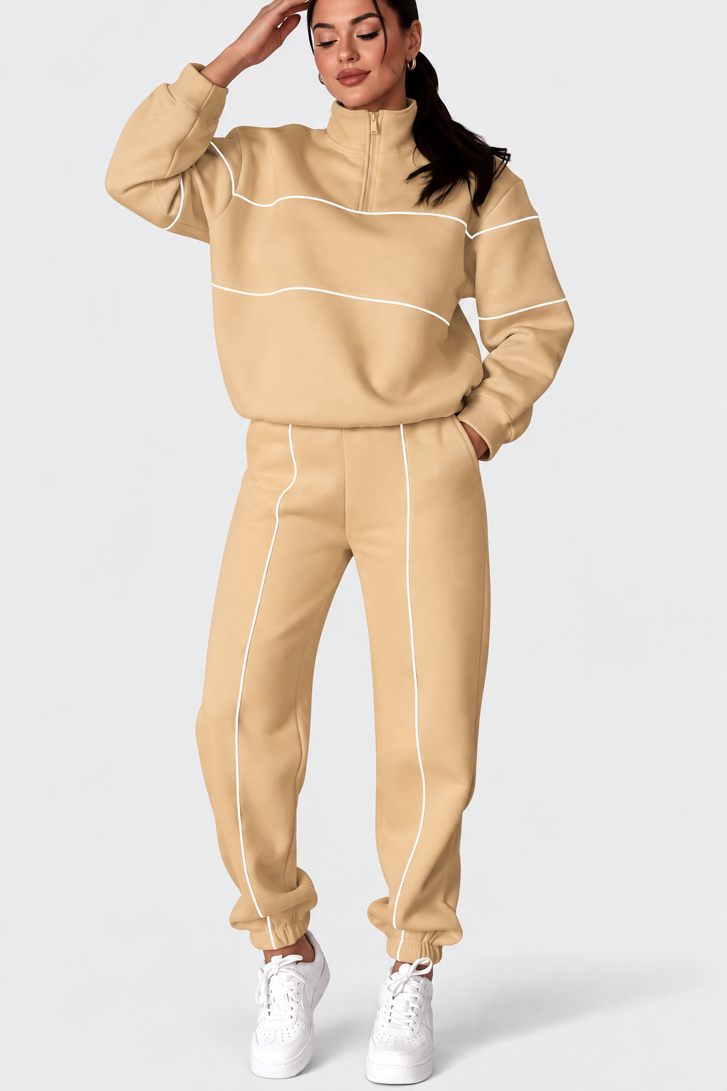 ALESSYANNA | COMFORTABLE TWO-PIECE LOUNGE SET