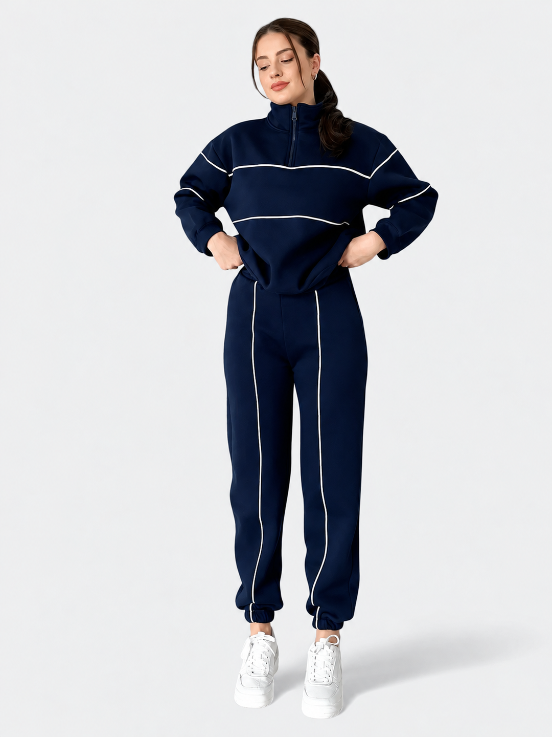 ALESSYANNA | COMFORTABLE TWO-PIECE LOUNGE SET