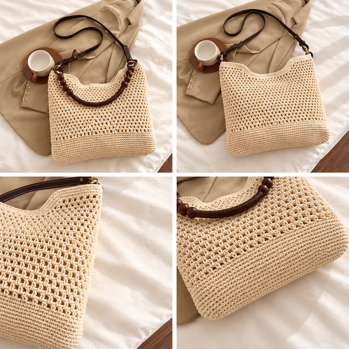 PETRA | THE WOODEN BEAD SHOULDER BAG