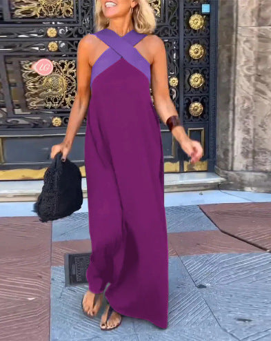 DONNA | CROSSOVER CUT DRESS