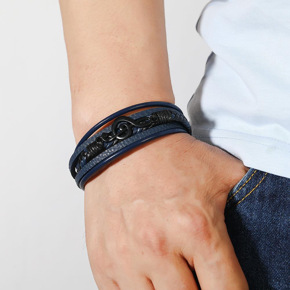 ROXANNE | LEATHER BRACELET FOR MUSIC LOVERS
