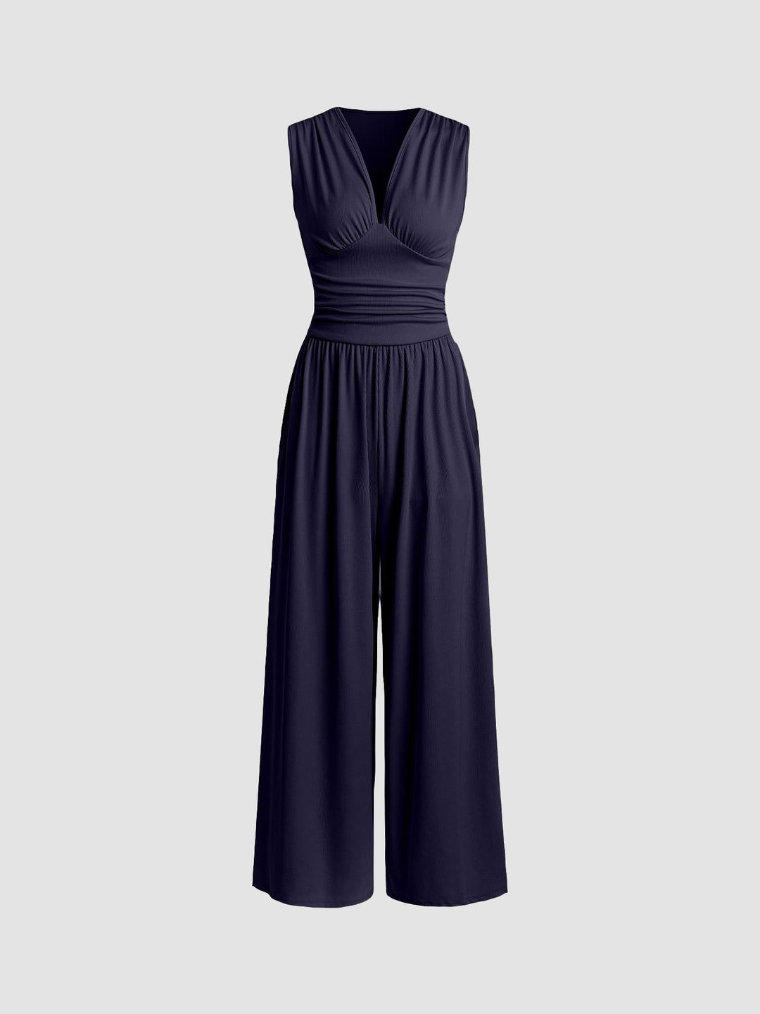 DEANNA | CHIC SLEEVELESS WIDE-LEG JUMPSUIT