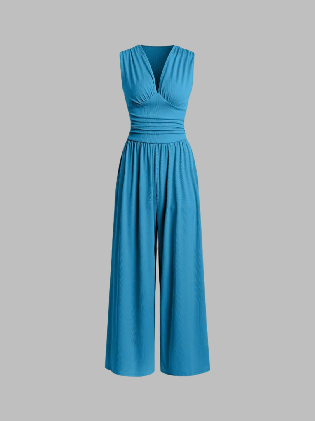 DEANNA | CHIC SLEEVELESS WIDE-LEG JUMPSUIT