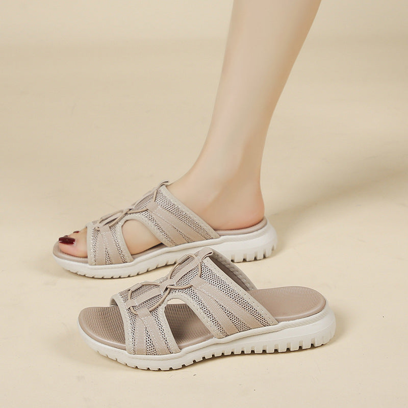 CLARA | ORTHOPEDIC OPEN-TOE SLIDE SANDAL