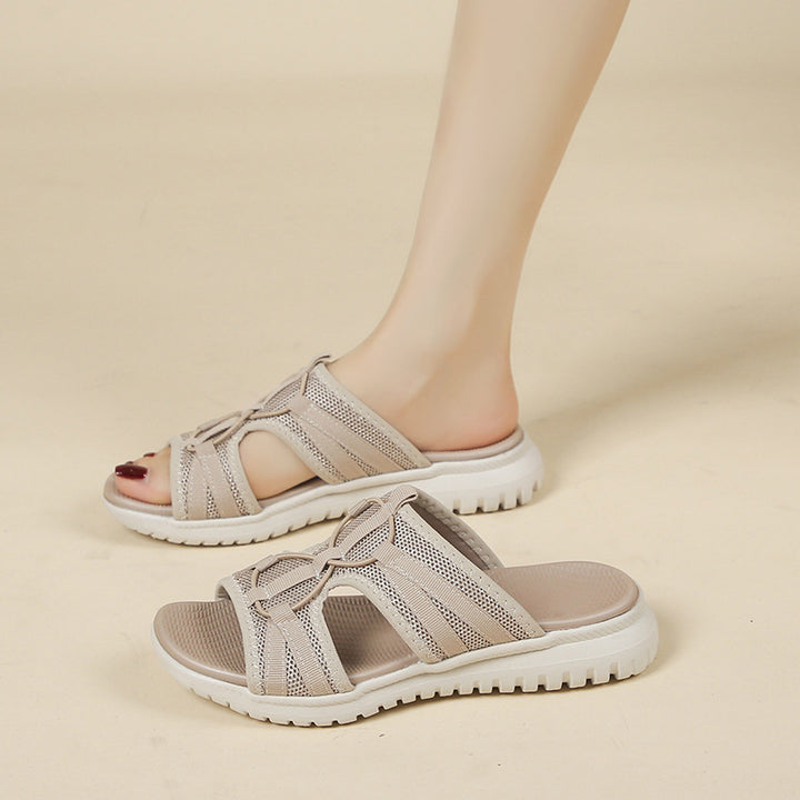 CLARA | ORTHOPEDIC OPEN-TOE SLIDE SANDAL