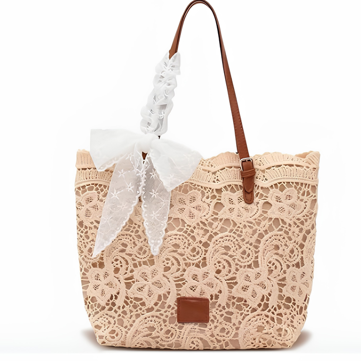 MIRABEL | FLORAL RIBBON SHOULDER BAG