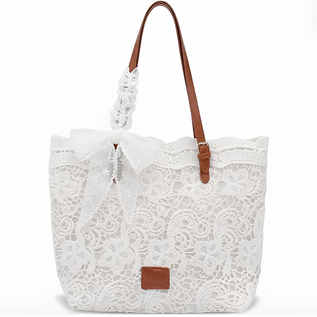 MIRABEL | FLORAL RIBBON SHOULDER BAG