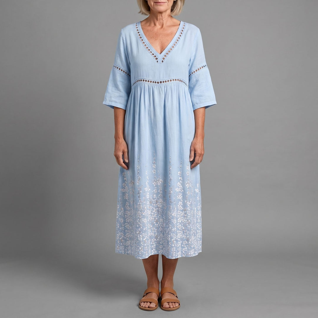 ELEANOR dress in Light Blue