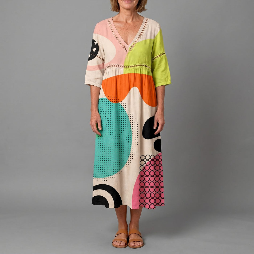 NANCY dress in Multicolour