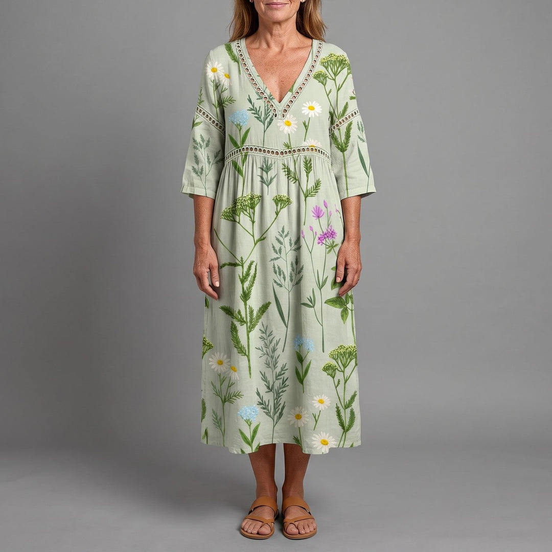 PHOEBE dress in Green