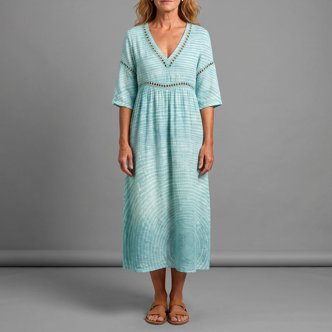 ROWENA dress in Turquoise