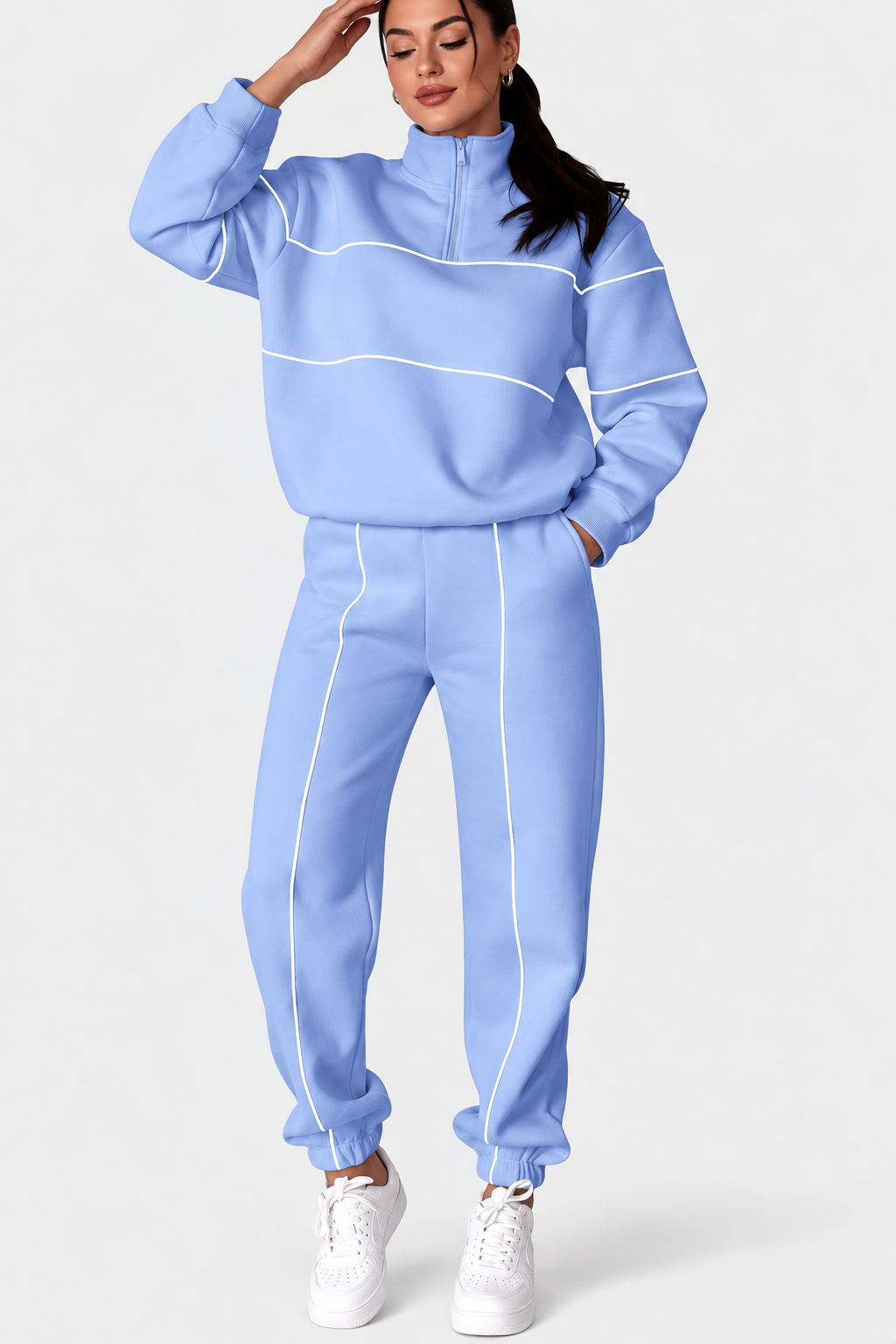 ALESSYANNA | COMFORTABLE TWO-PIECE LOUNGE SET