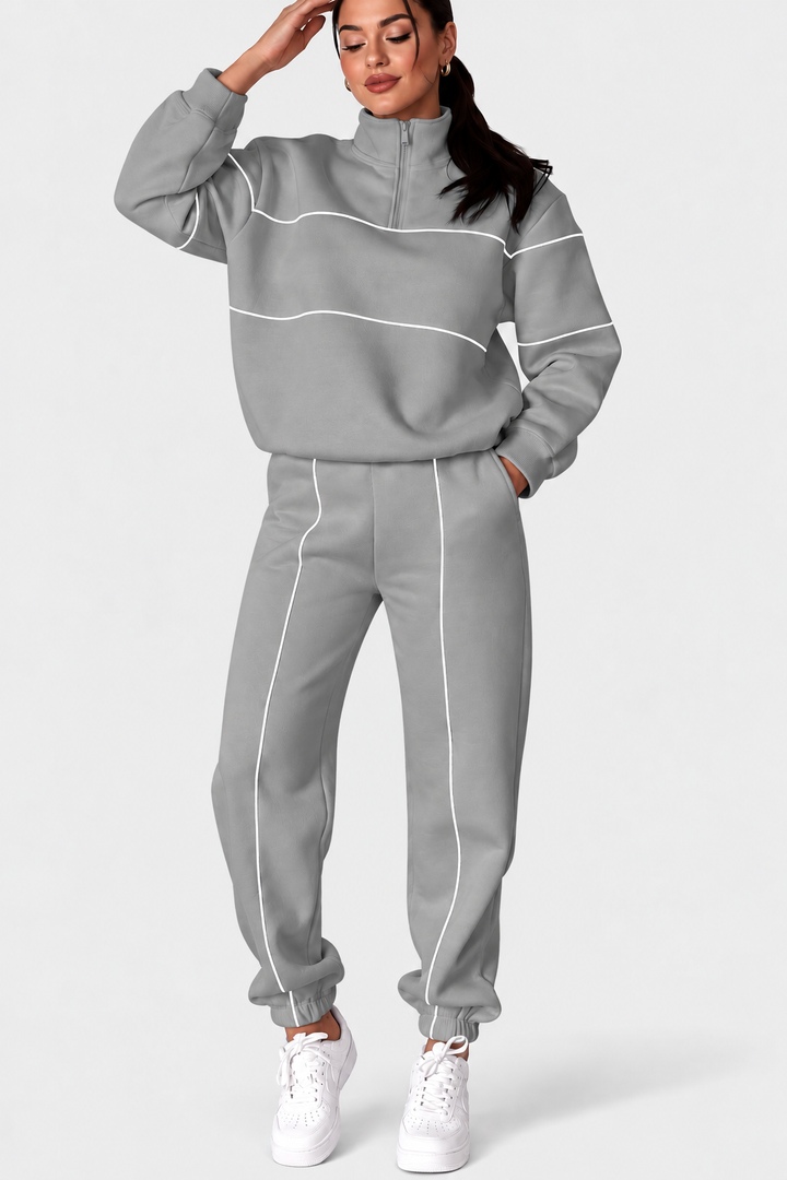 ALESSYANNA | COMFORTABLE TWO-PIECE LOUNGE SET