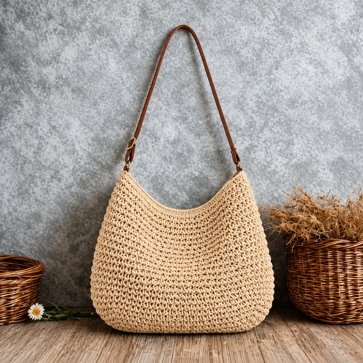 KATHY | WOVEN SHOULDER BAG