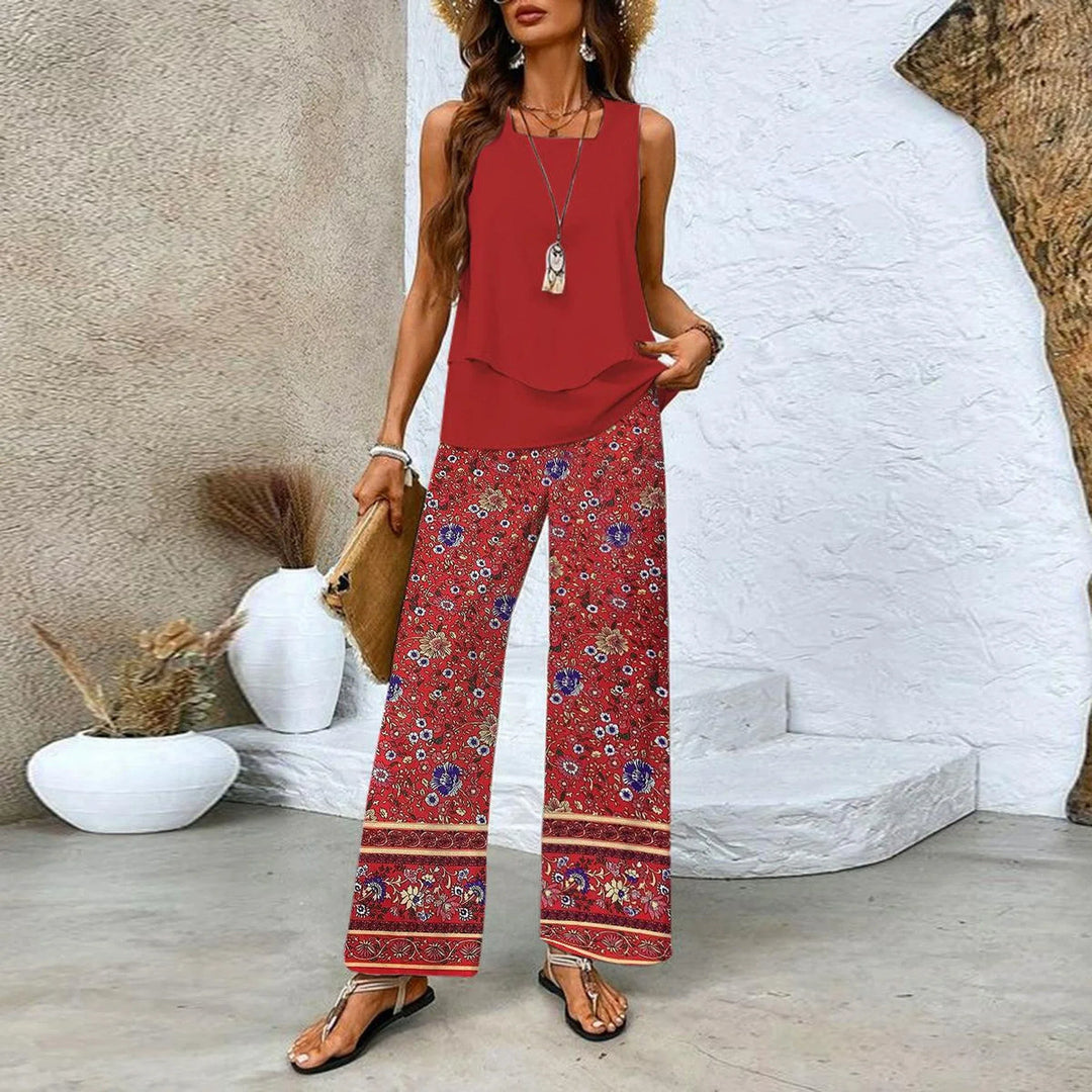 CECILE | LIGHT &amp; ELEGANT TWO-PIECE SUMMER SUIT