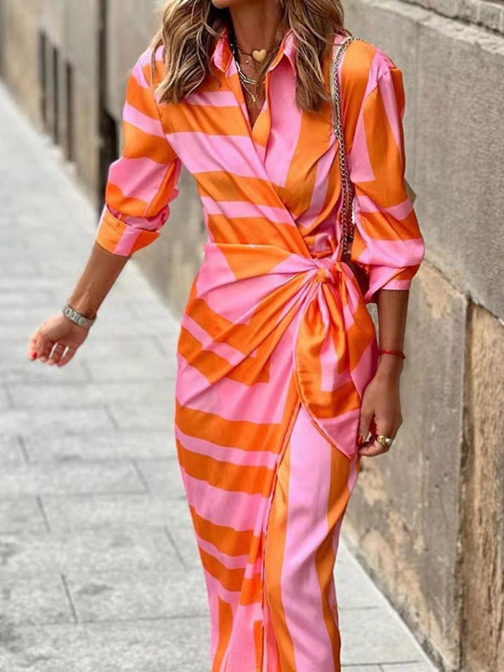 AMELIA | PRINTED WRAP DRESS