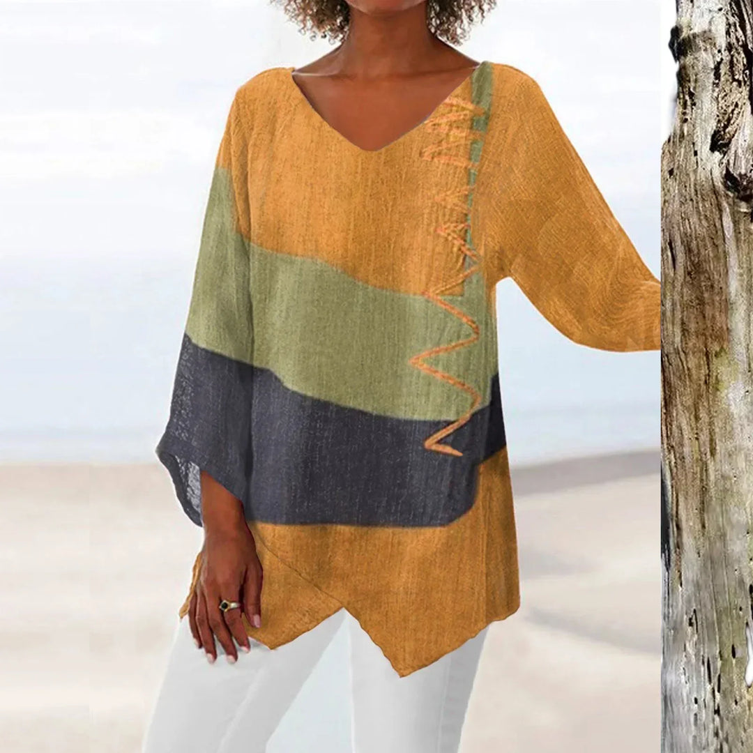 MAXINE | LOOSE-FIT LONG-SLEEVED TOP