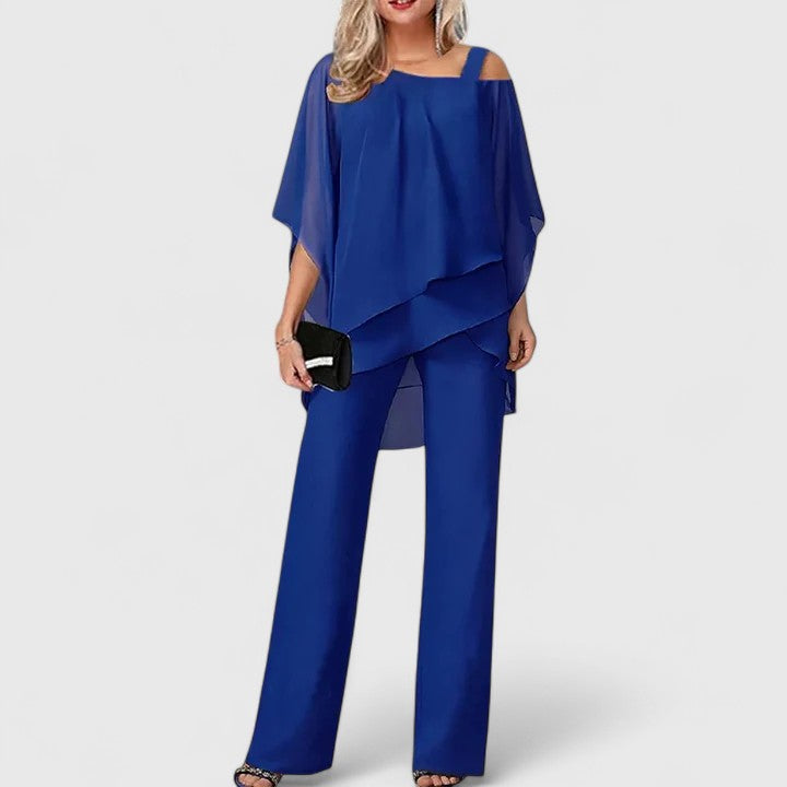 SERENITY | ELEGANT TWO-PIECE PANT SET
